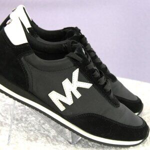 Michael Kors Stanton Trainer Sneakers – Black/White – Size 7M